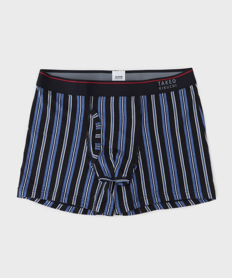 タケオキクチ(TAKEO KIKUCHI)の【Made in JAPAN】 ヘリンボンストライプボクサーパンツ1