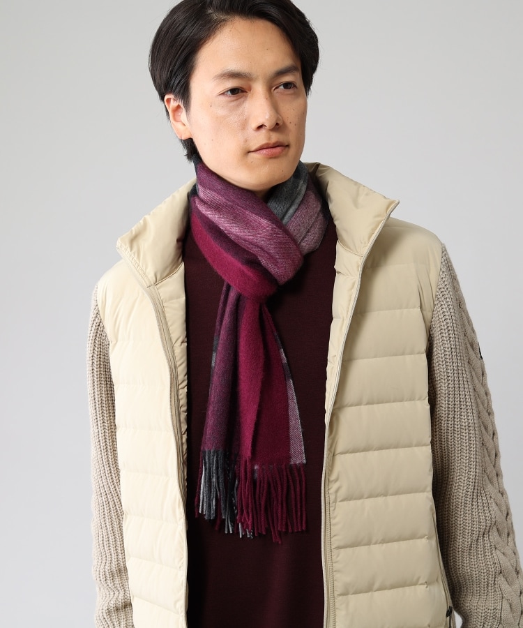 UNIQLOカシミアマフラー　ベージュ