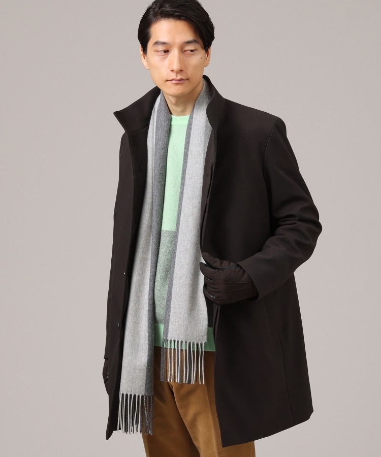 カシミヤ100%】パネル カシミヤマフラー(ストール・マフラー カシミヤ100%】パネル カシミヤマフラー(ストール・マフラー