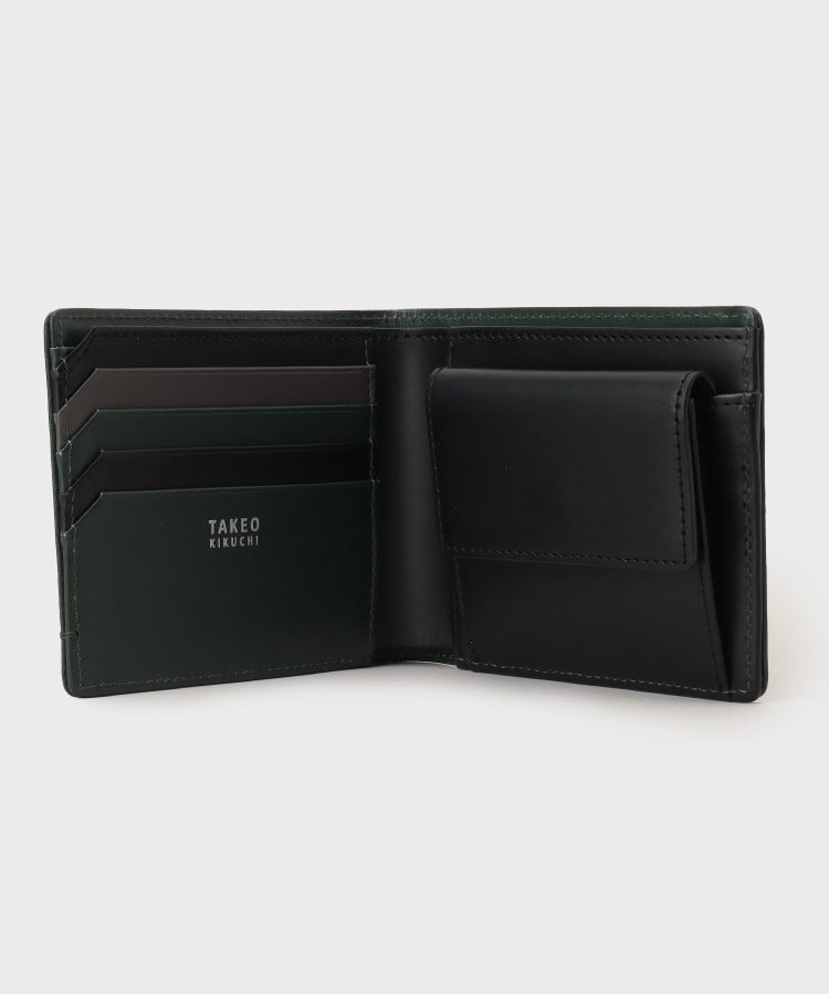 タケオキクチ(TAKEO KIKUCHI)の配色型押しレザー2つ折り財布13