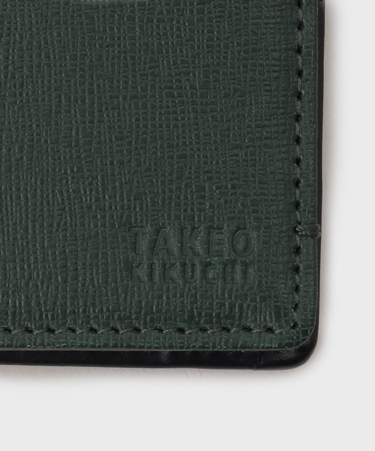 タケオキクチ(TAKEO KIKUCHI)の配色型押しレザー2つ折り財布18