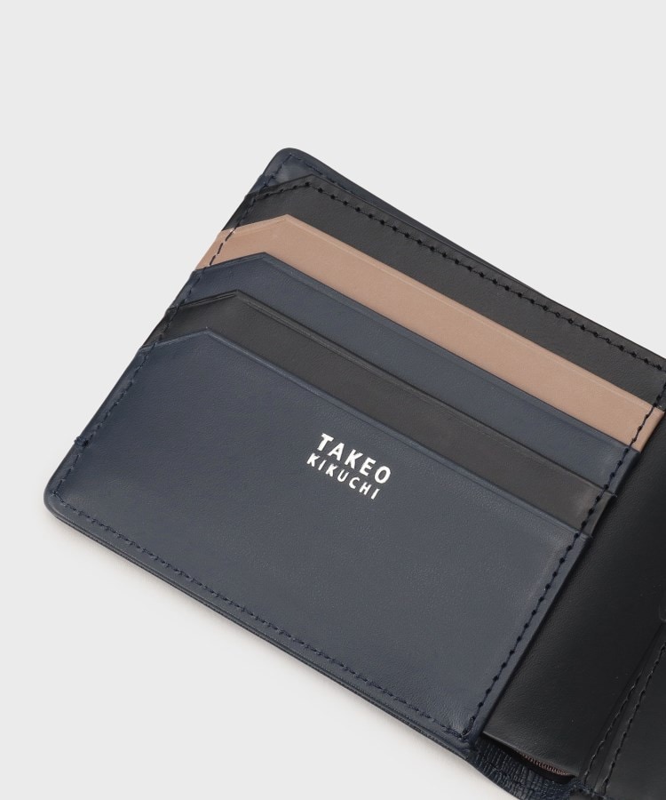 配色型押しレザー2つ折り財布（財布） | TAKEO KIKUCHI（タケオキクチ