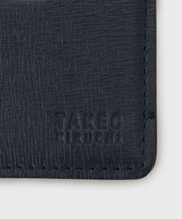 タケオキクチ(TAKEO KIKUCHI)の配色型押しレザー2つ折り財布27
