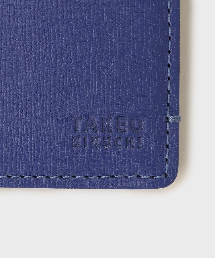 タケオキクチ(TAKEO KIKUCHI)の配色型押しレザー2つ折り財布36