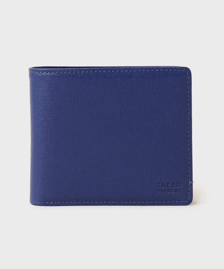 TAKEO KIKUCHI(タケオキクチ) 配色型押しレザー2つ折り財布