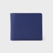 タケオキクチ(TAKEO KIKUCHI)の配色型押しレザー2つ折り財布 ブルー(692)
