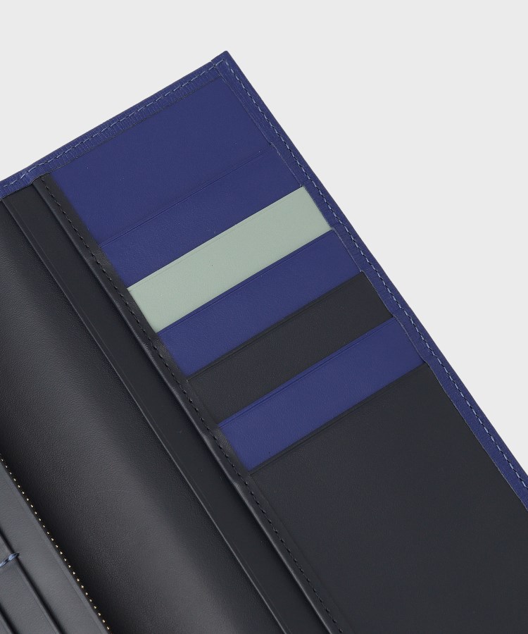 タケオキクチ(TAKEO KIKUCHI)の配色型押しレザー長財布33