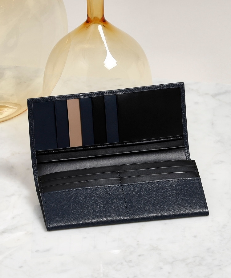 配色型押しレザー長財布（財布） | TAKEO KIKUCHI（タケオキクチ 