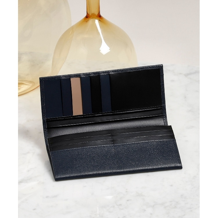 タケオキクチ(TAKEO KIKUCHI)の配色型押しレザー長財布 財布