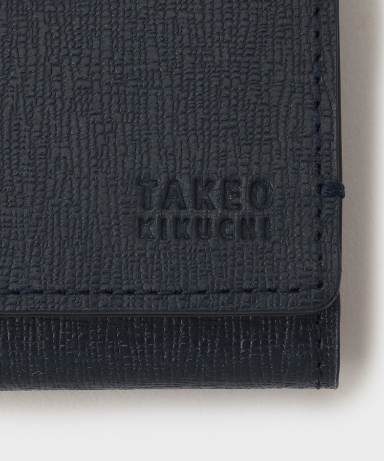 タケオキクチ(TAKEO KIKUCHI)の配色型押しレザー キーケース19