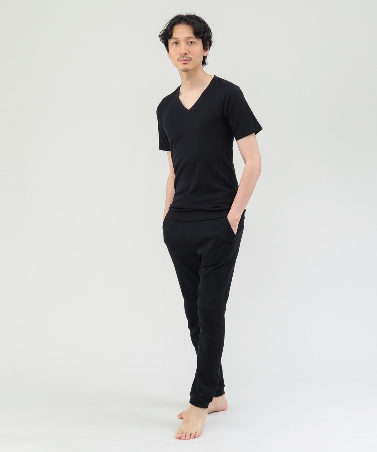 タケオキクチ(TAKEO KIKUCHI)の【MADE IN JAPAN】ベーシック半袖VネックTシャツ19