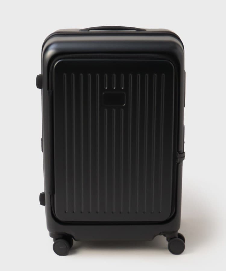 タケオキクチ(TAKEO KIKUCHI)の【CITY BLACK】スーツケース Mサイズ（フロント横開きエキスパンダブル）1