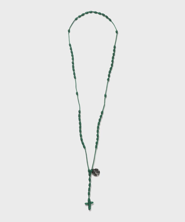 タケオキクチ(TAKEO KIKUCHI)の【OJO DE MEX】Mexican Rosario Necklace Green(022)
