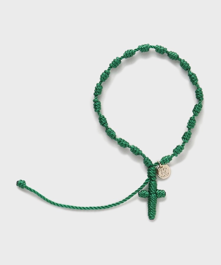 タケオキクチ(TAKEO KIKUCHI)の【OJO DE MEX】Mexican Rosario Bracelet Green(022)