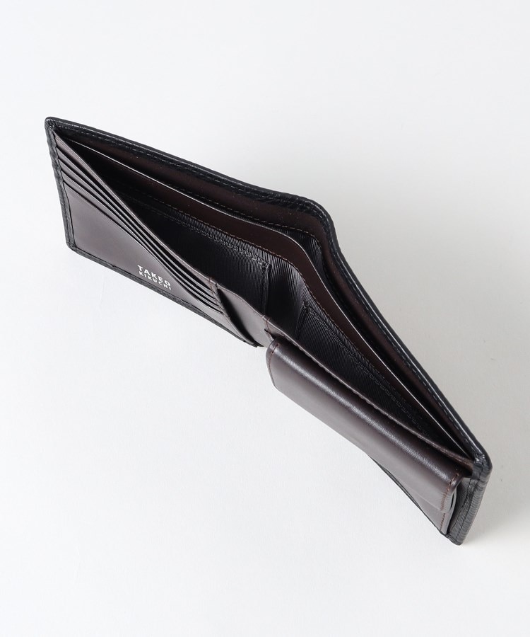 イタリアンブラックレザー 2つ折り財布（財布） | TAKEO KIKUCHI