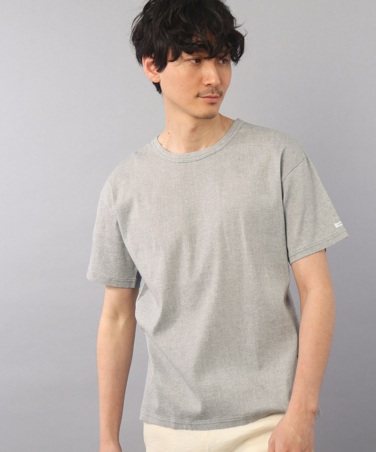 タケオキクチ(TAKEO KIKUCHI)の【ビワコットン】 レギュラーTシャツ グレー(012)