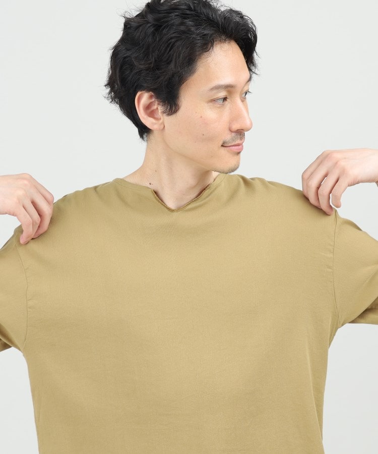 タケオキクチ(TAKEO KIKUCHI)の◆【ビワコットン】キーネックTシャツ by Kazuto Kobayashi17