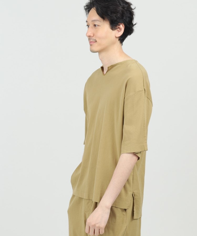 タケオキクチ(TAKEO KIKUCHI)の◆【ビワコットン】キーネックTシャツ by Kazuto Kobayashi18