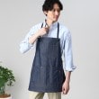 タケオキクチ(TAKEO KIKUCHI)の【NAPRON別注】 LUMBER BIB APRON インディゴ(194)