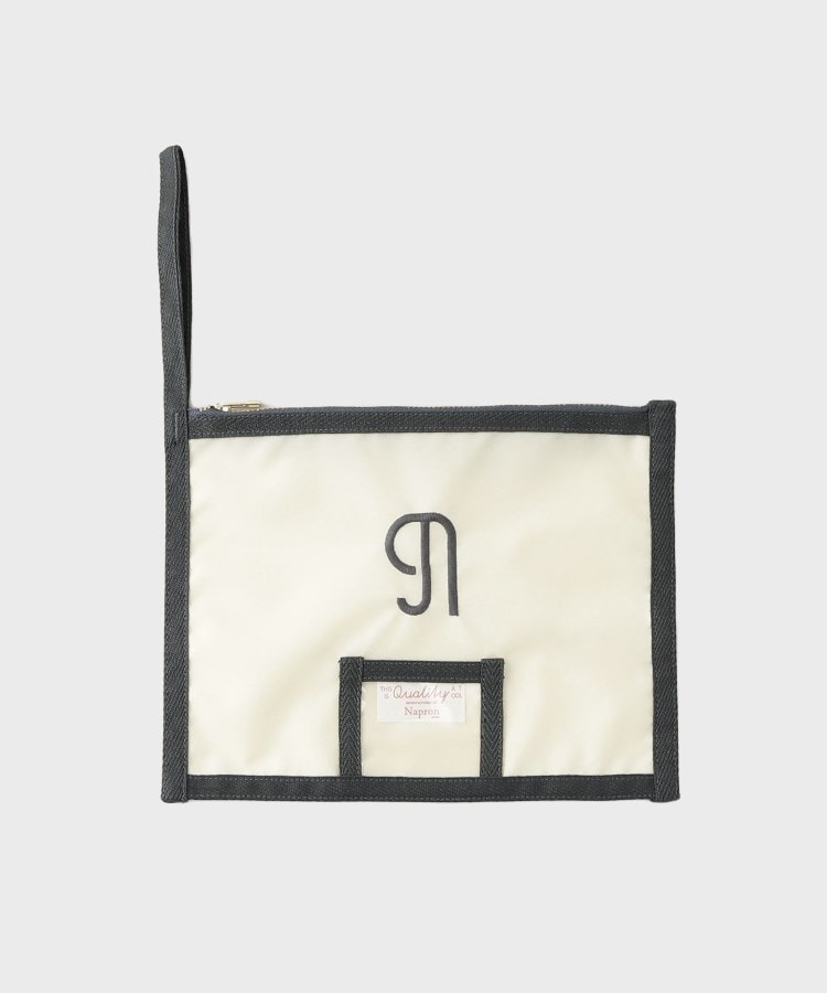 タケオキクチ(TAKEO KIKUCHI)の【NAPRON】 TAB BAG －S WIDE－ オフホワイト(003)