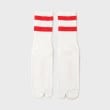 タケオキクチ(TAKEO KIKUCHI)の【NAPRON】 BORDER HANPU TABI SOX レッド(062)