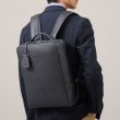 タケオキクチ(TAKEO KIKUCHI)のフルベジタブルレザー バックパック ネイビー(093)
