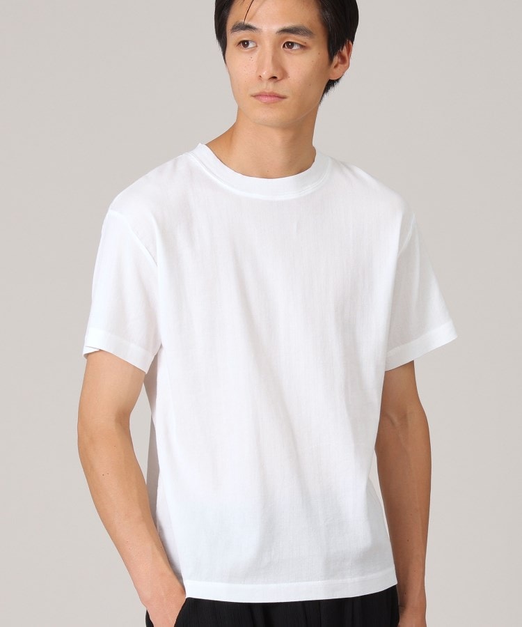 ◇【ビワコットン】クルーネック 5分袖Tシャツ(その他 ◇【ビワコットン】クルーネック 5分袖Tシャツ(その他