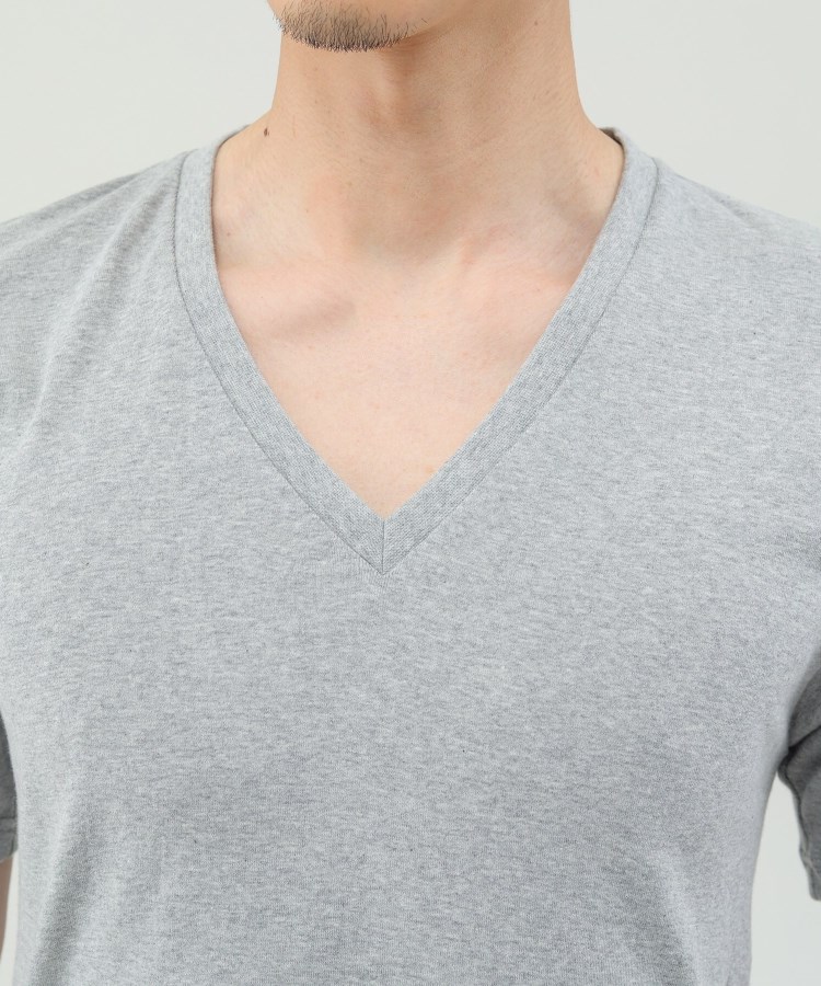 タケオキクチ(TAKEO KIKUCHI)のベーシック半袖VネックTシャツ5