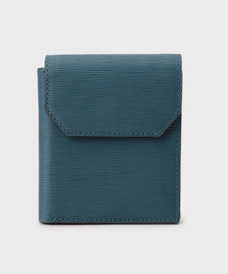 タケオキクチ(TAKEO KIKUCHI)の【NEW レザーリップルシリーズ】 コンパクトウォレット1