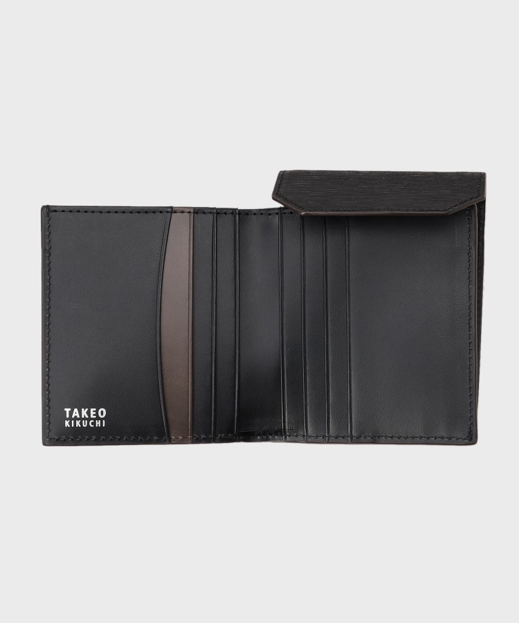 タケオキクチ(TAKEO KIKUCHI)の【NEW レザーリップルシリーズ】 コンパクトウォレット15