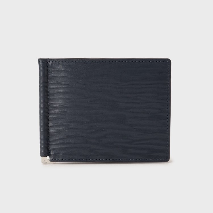 タケオキクチ(TAKEO KIKUCHI)の【NEW レザーリップルシリーズ】マネークリップ付 サプレス ウォレット 財布