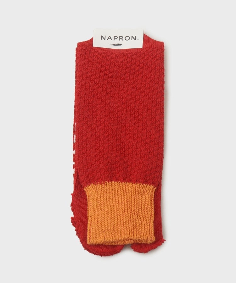 タケオキクチ(TAKEO KIKUCHI)の【NAPRON】 2TONE TABI SOX1
