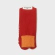 タケオキクチ(TAKEO KIKUCHI)の【NAPRON】 2TONE TABI SOX レッド(062)