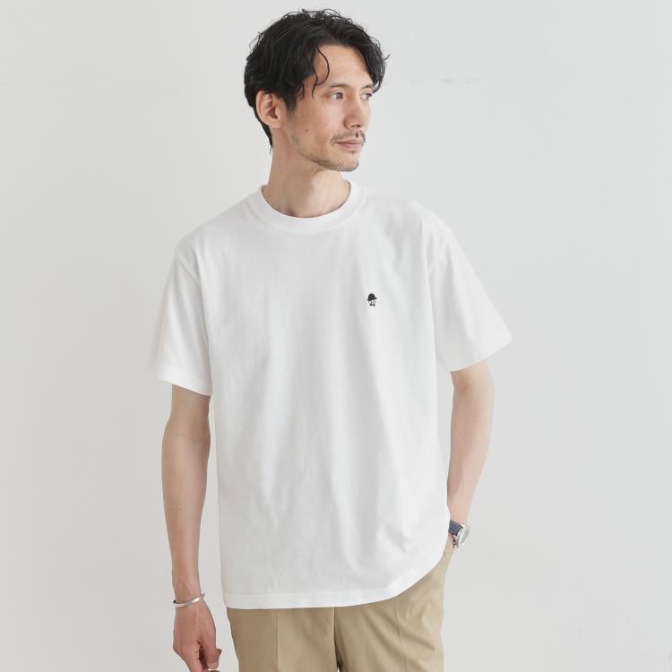 タケオキクチ(TAKEO KIKUCHI)の【LIMITED】ワンポイント刺繍 半袖Tシャツ Ｔシャツ