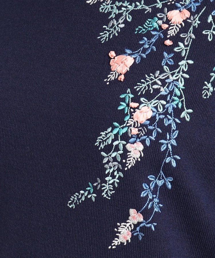 定番人気】リボン&フラワー刺繍ニット（ニット/セーター） | SunaUna