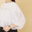 スーナウーナ(SunaUna)の【オーガンジー／シアー感】バルーンボレロ19