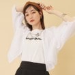 スーナウーナ(SunaUna)の【オーガンジー／シアー感】バルーンボレロ オフホワイト(003)