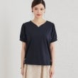 スーナウーナ(SunaUna)の【ハートネック／袖パール調】パフスリーブカットソー14