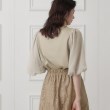 スーナウーナ(SunaUna)の【華やか見え!／袖シフォン】7分袖パフスリーブカットソー14