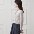 スーナウーナ(SunaUna)の【人気シリーズ／リボン＆ビーズ刺繍】クラフトニットカーディガン5