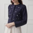 スーナウーナ(SunaUna)の【人気シリーズ／リボン＆ビーズ刺繍】クラフトニットカーディガン15