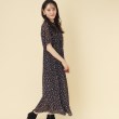 スーナウーナ(SunaUna)の【ドット柄／ポリエステル】シフォンプリーツワンピース4