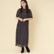スーナウーナ(SunaUna)の【ドット柄／ポリエステル】シフォンプリーツワンピース2