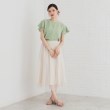 スーナウーナ(SunaUna)の【人気急上昇！／4色展開】フリルスリーブパール調ブラウス3