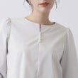 スーナウーナ(SunaUna)の【秋物がSALEに！／7分袖】パール付パフスリーブブラウス21