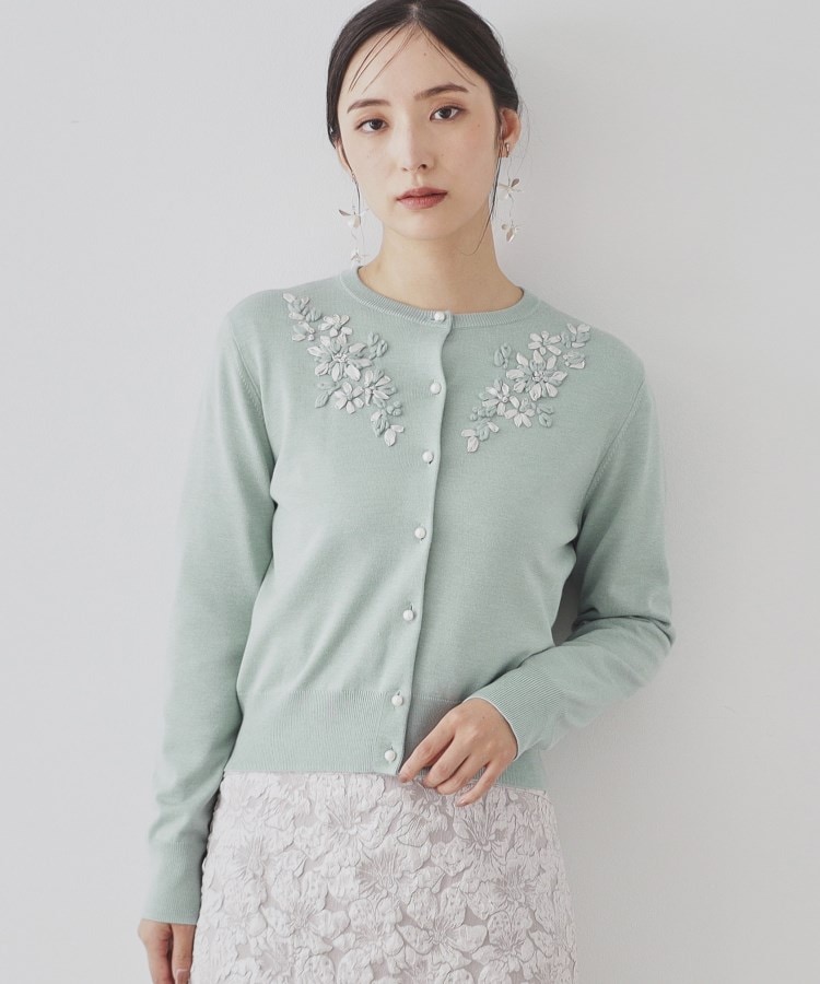 スーナウーナ(SunaUna)の【SS～Lサイズ展開／リボン刺繍】クラフトニット15