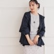 スーナウーナ(SunaUna)の【秋の軽羽織り／バックティアード】フードコート10
