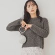 スーナウーナ(SunaUna)の【トレンド／シャギー】コンパクトニット チャコールグレー(013)