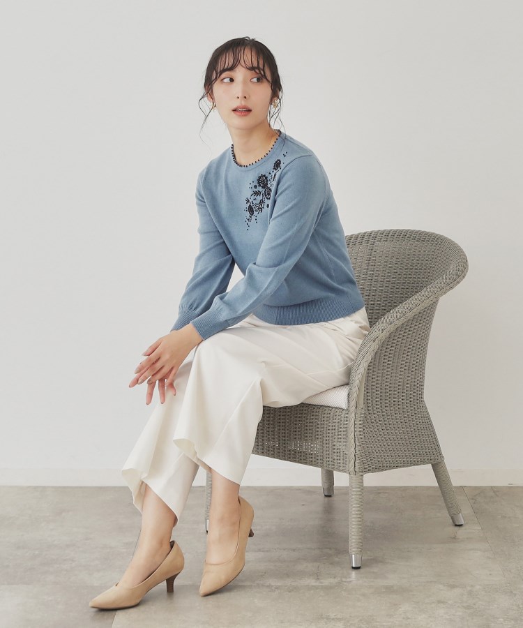 スーナウーナ(SunaUna)の【SS～Lサイズ展開／ビーズ手刺繍】クラフトニット9