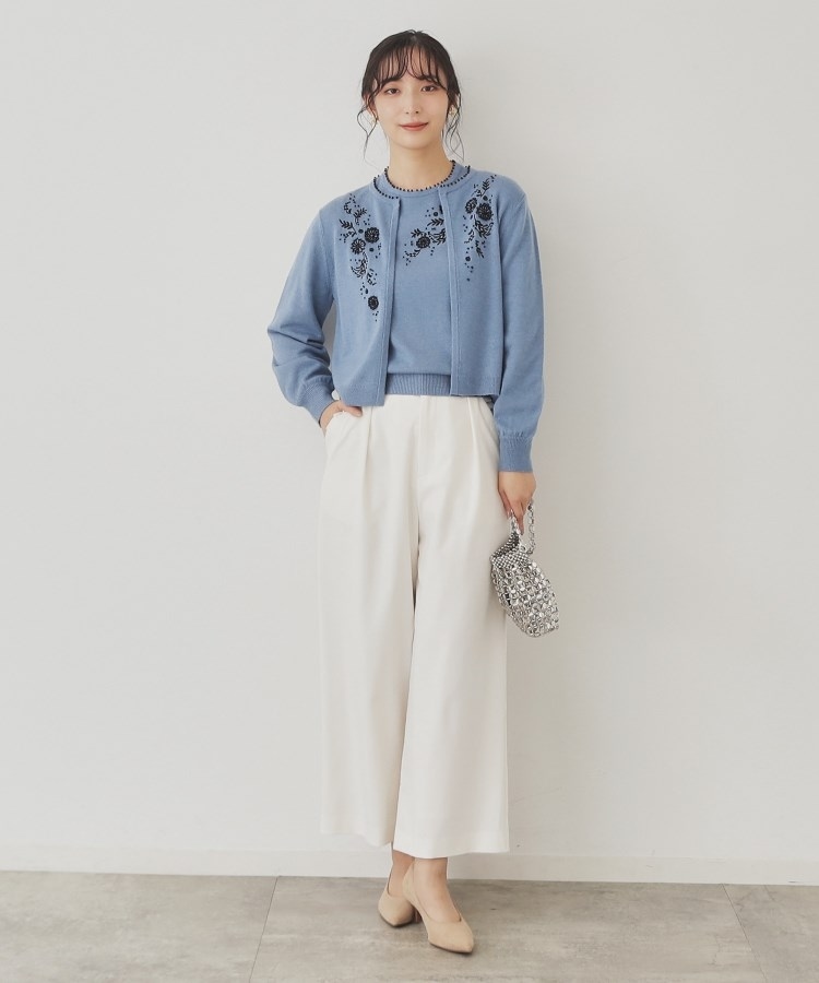 スーナウーナ(SunaUna)の【SS～Lサイズ展開／ビーズ手刺繍】クラフトニット8